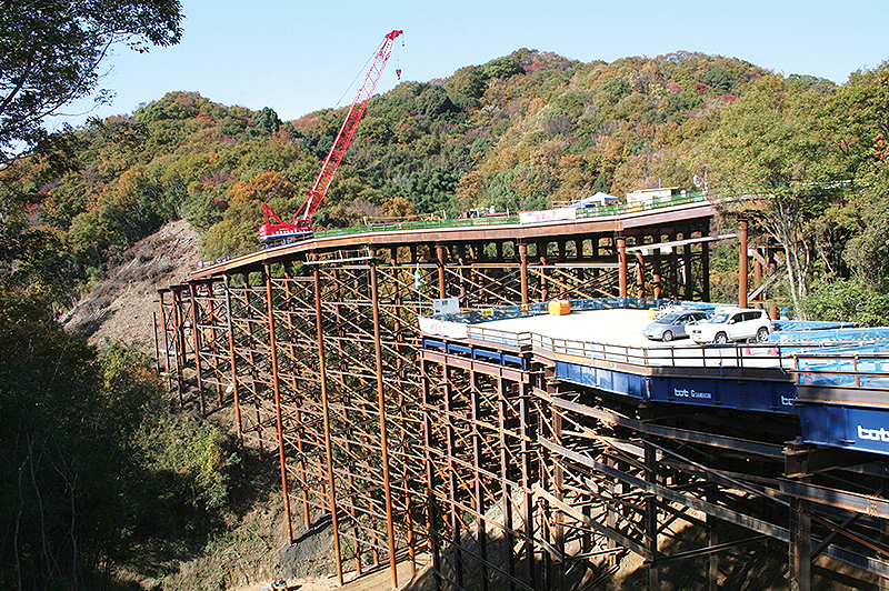 紀北西道路上黒谷工事用道路設置工事